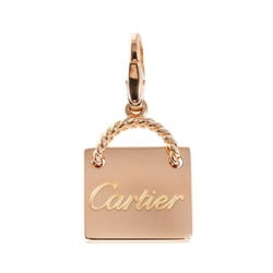 Cartier shopping bag K18PG pink gold charm