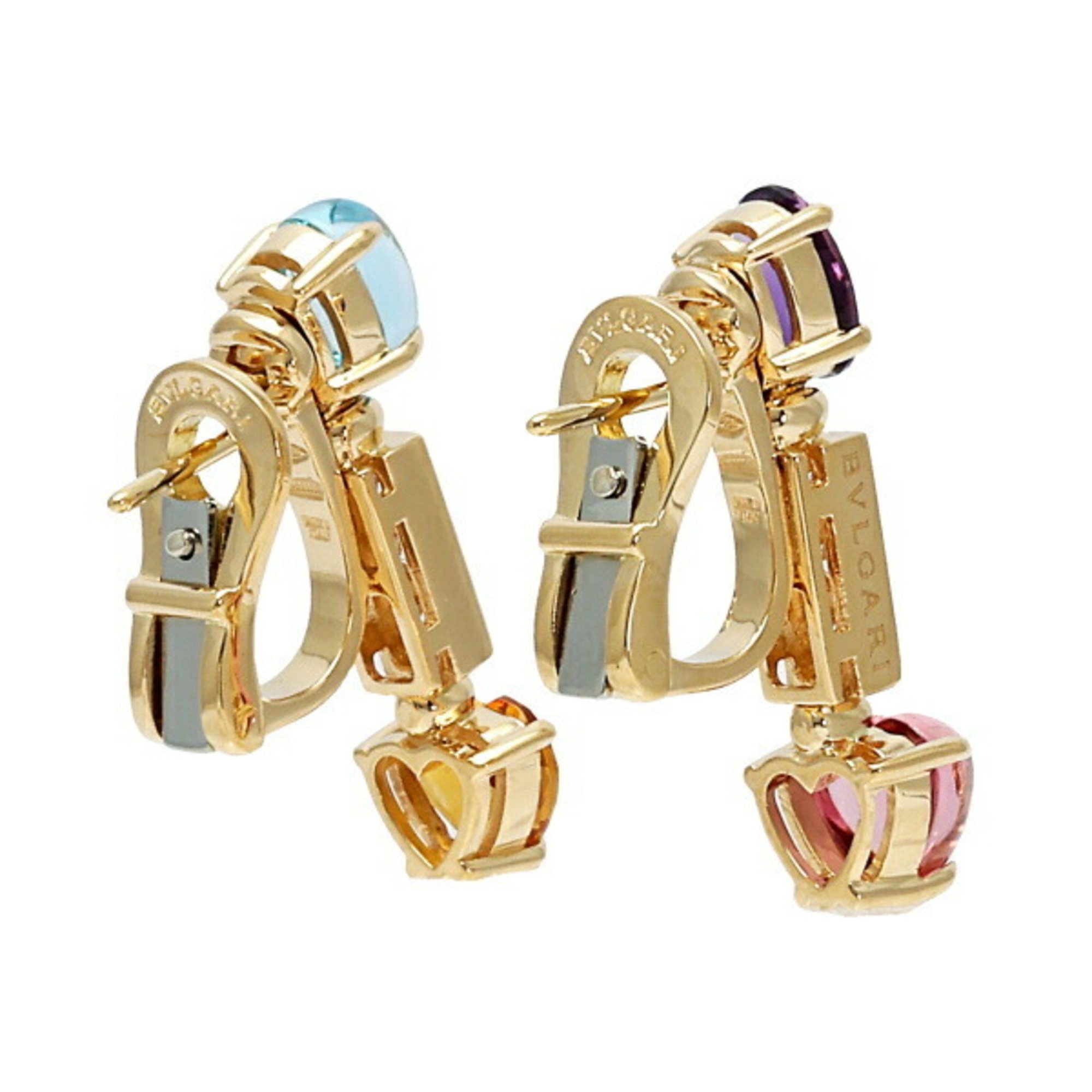 Bvlgari Multicolor Allegra K18YG Yellow Gold Earrings