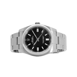 Rolex Oyster Perpetual 116000 Black Dial Watch Men's