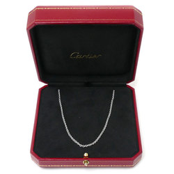 CARTIER K18WG White Gold Forsa Chain Necklace B7006300 8.7g 42cm Women's