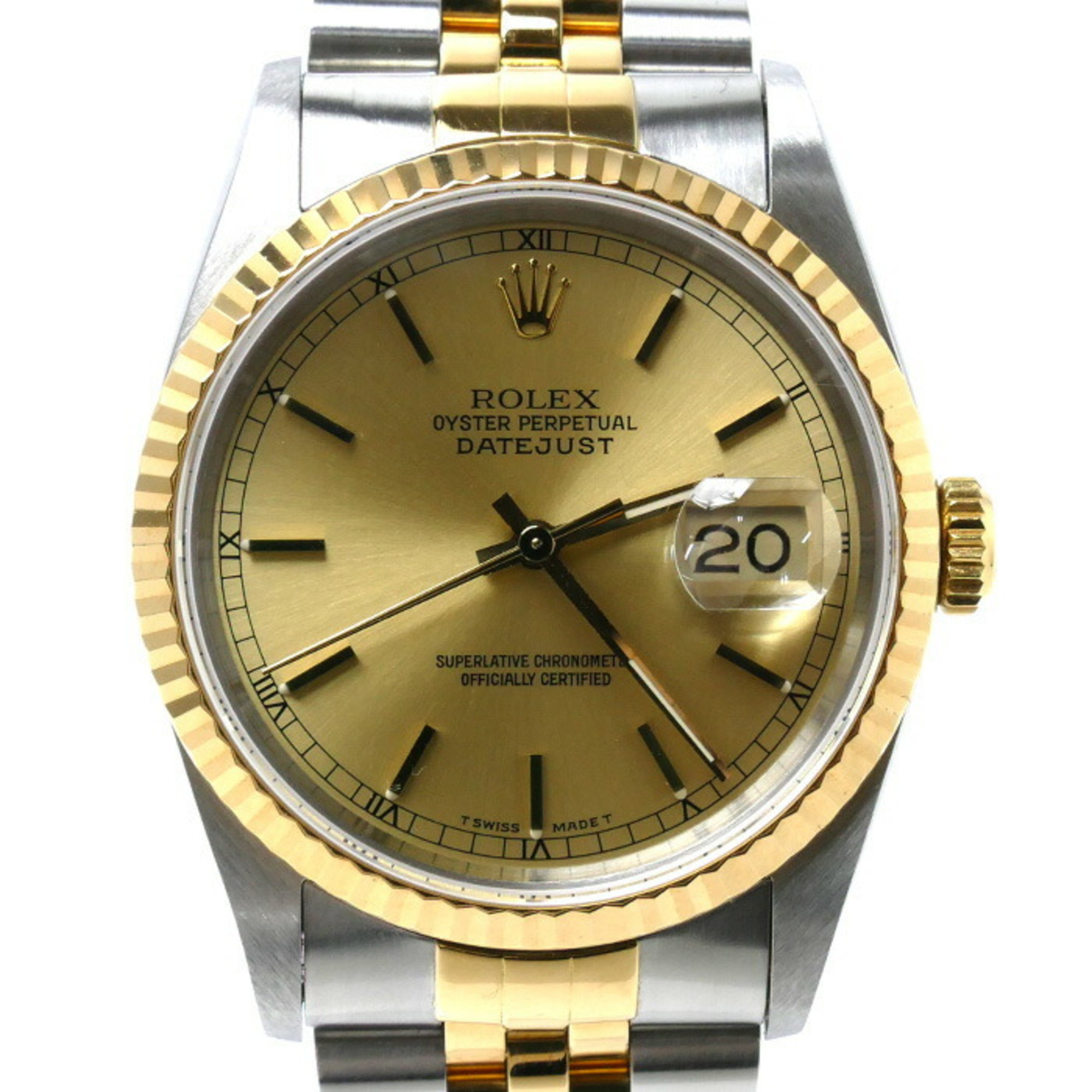 ROLEX Datejust watch automatic winding 16233 men s eLADY Globazone