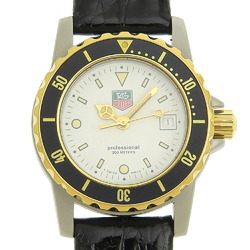 TAG HEUER Professional 200m Date Women's Quartz Battery Watch White Dial WD1422