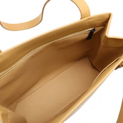 CHANEL Chanel tote bag shoulder leather beige