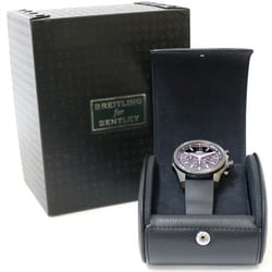 Breitling Bentley 42 Midnight Carbon Watch Stainless Steel M41390 Automatic Men's BREITLING Limited 1000 Overhauled