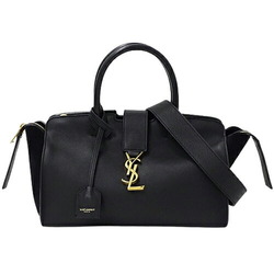 Saint Laurent SAINT LAURENT Bag Women's Handbag Shoulder 2way Leather Baby Downtown Cabas Black 436834 Crossbody