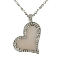 Piaget Limelight Heart Diamond Necklace 18K Shell Ladies PIAGET