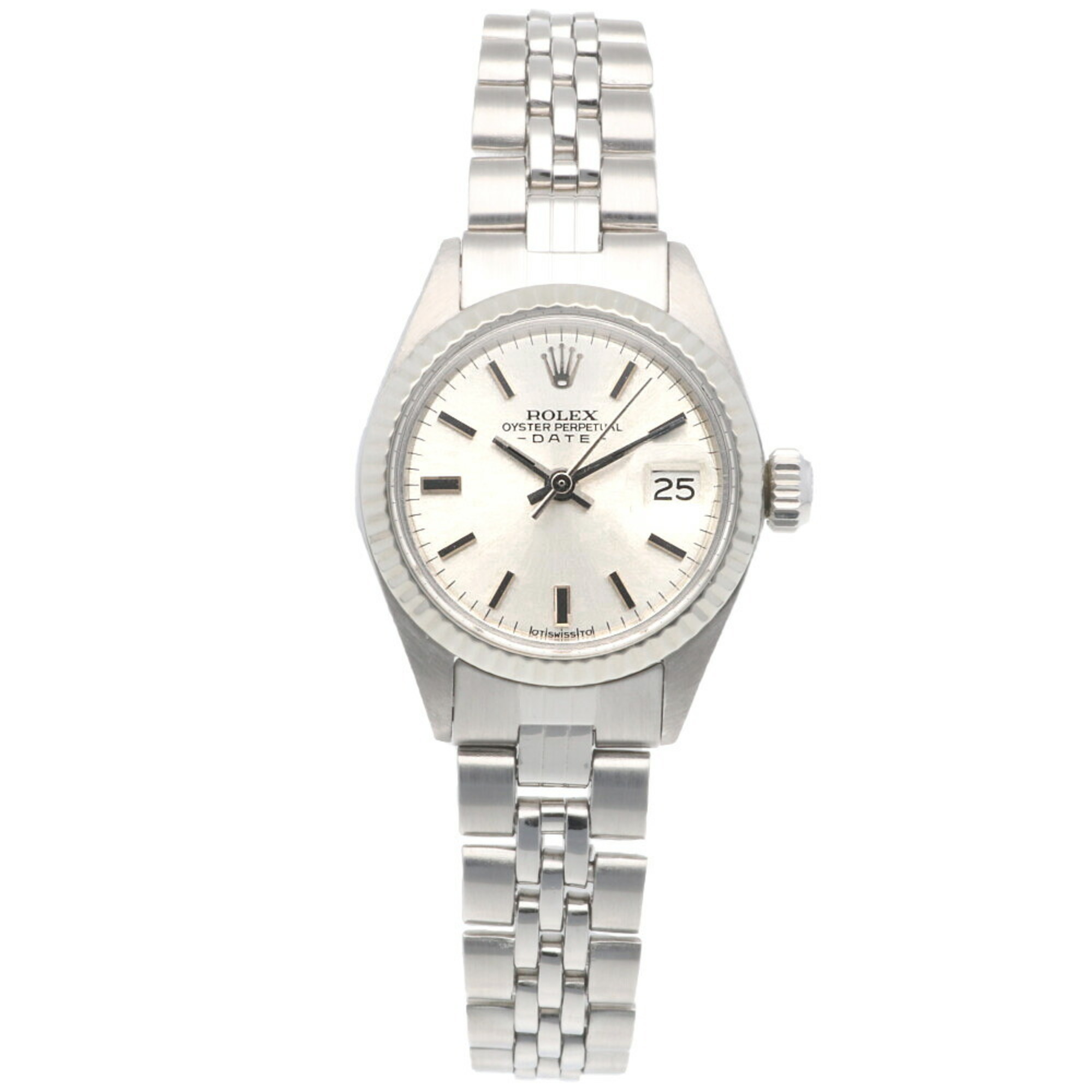 Rolex Date Oyster Perpetual Watch Stainless Steel 6917 Automatic Ladies ROLEX No. 35 1972 Overhauled