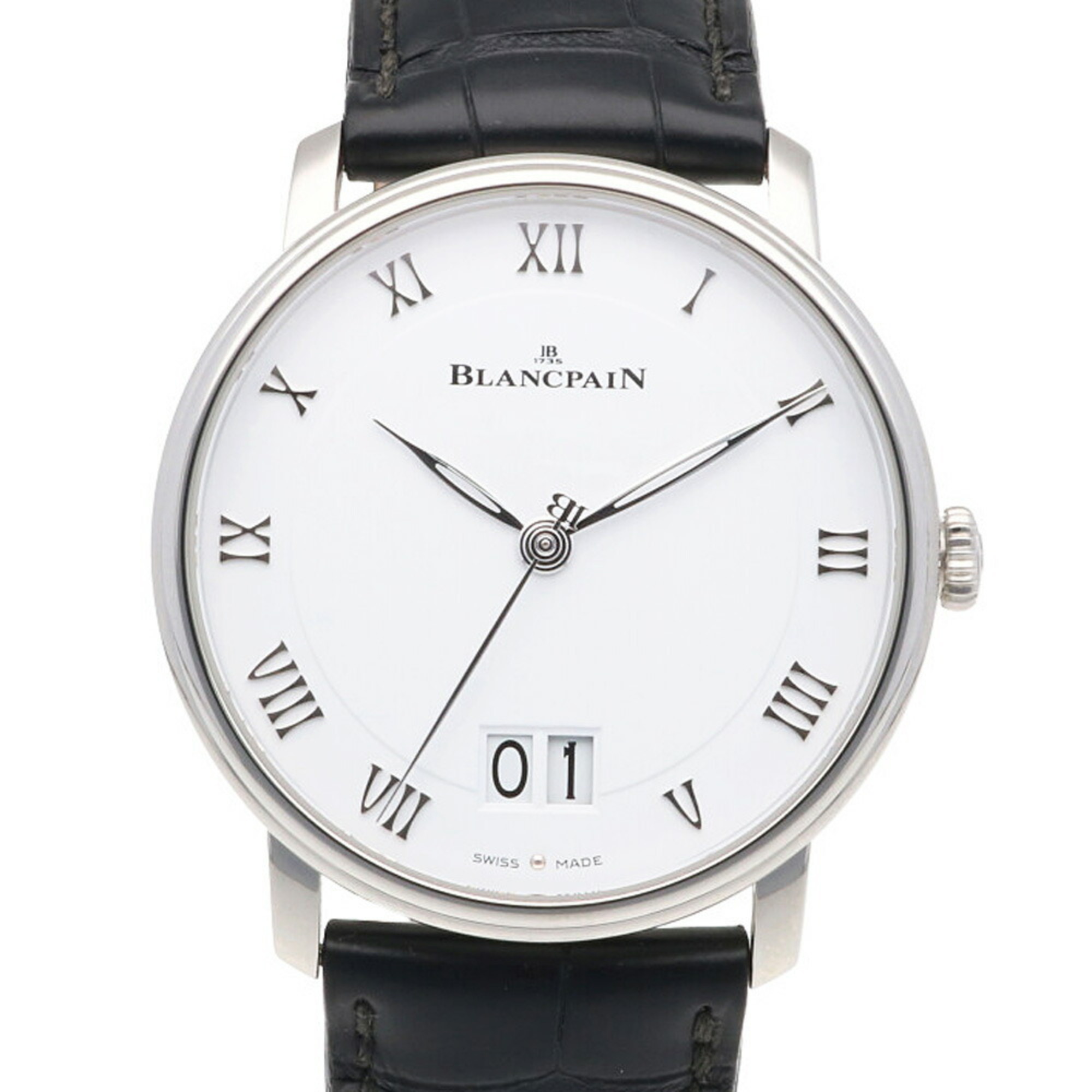 Blancpain Villeret Grand Date Watch Stainless Steel 6669 1127