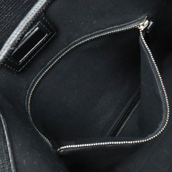 BALENCIAGA Bag Tote Shoulder Leather Black White 568813