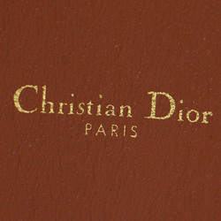 Christian Dior Belt Bit Waist Buckle Gold Brown 75 CD Logo Signature 30 MONTAIGNE Montage Leather Genuine