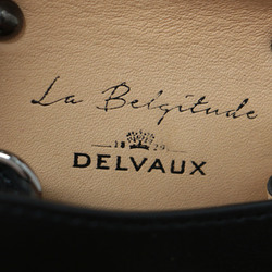 DELVAUX Bag Charm Black Type Chain Logo Leather Cowhide Miniature Brillant Charms Gand Box Calf Keychain Key Ring Adult