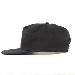 CELINE Celine Cap 22SS Initial Embroidery Stretch Cotton 2AUU6641M Snapback Black Made in France