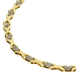 Monnickendam Diamond Necklace K18 Yellow Gold Women's MONNICKENDAM