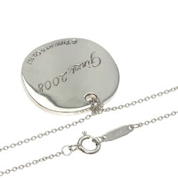 Tiffany Notes Round Ginza 2008 Necklace Silver Ladies TIFFANY&Co.
