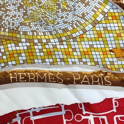 HERMES Carre90 LE ROBINSON CHIC Muffler/Scarf Multicolor Ladies