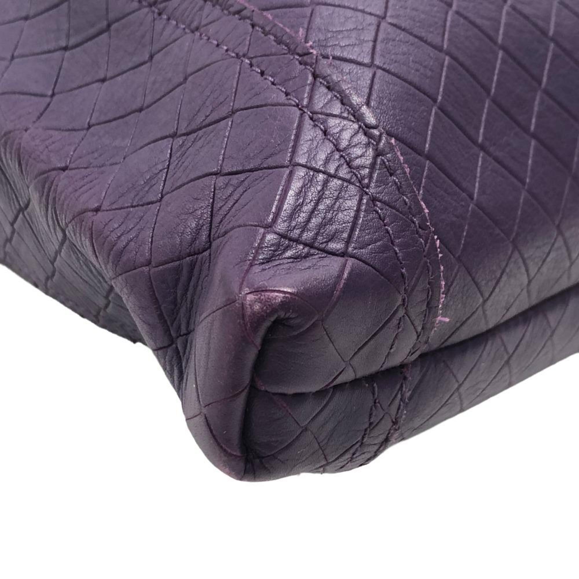 BOTTEGA VENETA Intreccio Mirage Shoulder Bag Purple Women's