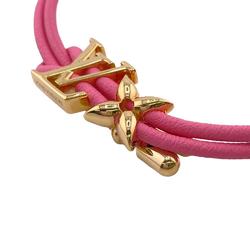 LOUIS VUITTON M68374 Collier Blooming Strass Rhinestone Bracelet Pink Women's