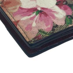 GUCCI 453176 GG Blooms Compact Wallet Bifold Beige Ladies