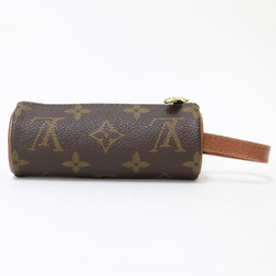 LOUIS VUITTON Louis Vuitton Pouch Brown Monogram Golf Ball Bag Etuit 3 Bardoux Vintage M58249 Accessory Case