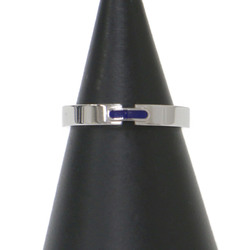 CHAUMET Ring K18WG White Gold Lien Evidance Blue Lacquer Silver 49 (No. 9) Accessories Jewelry
