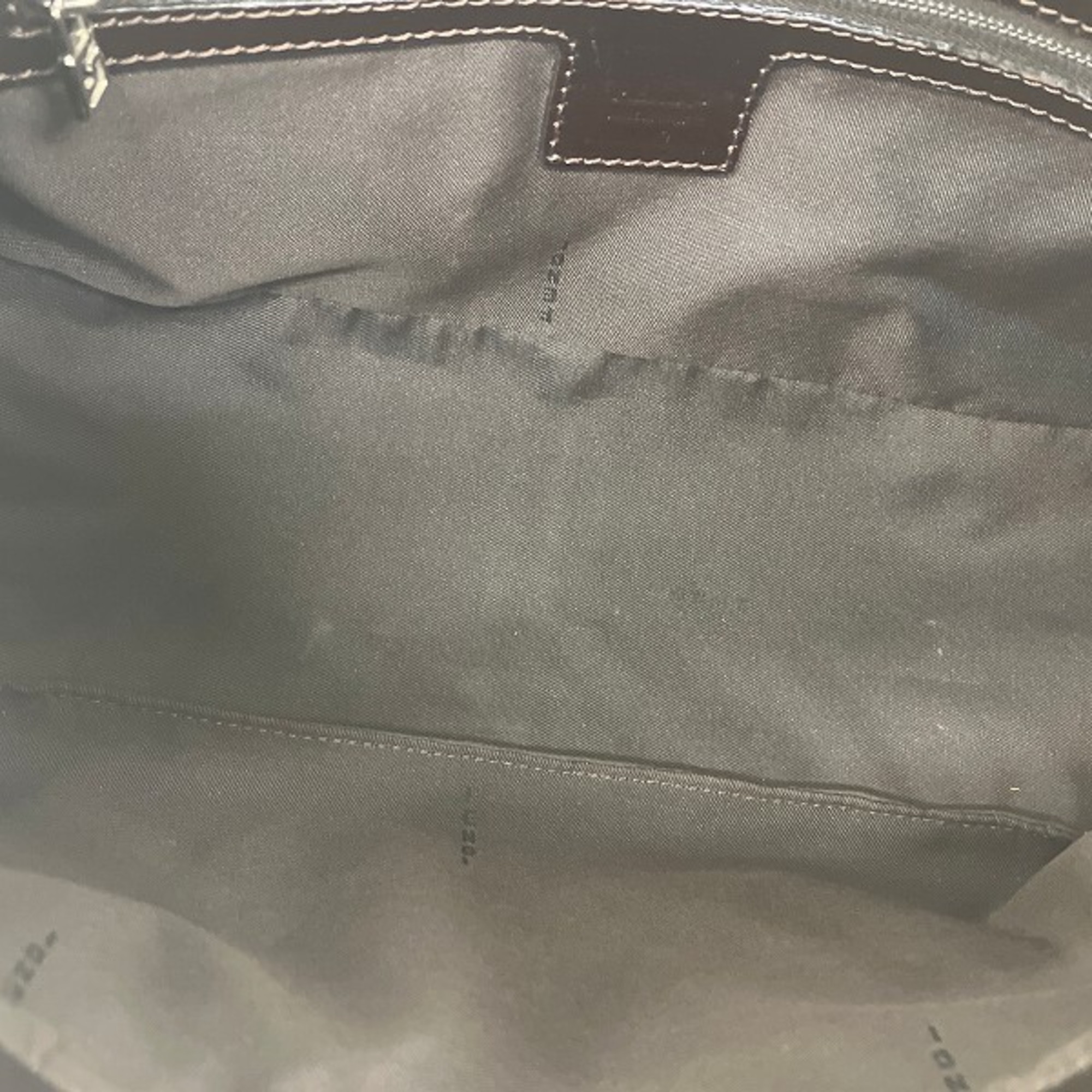 FENDI Zucca Mamma Bucket Bag Shoulder Handbag Ladies