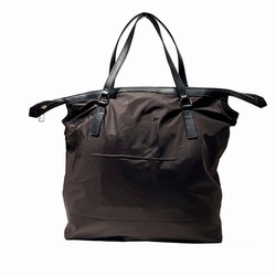 Burberry Nova Check Nylon x Leather Bag Tote Ladies