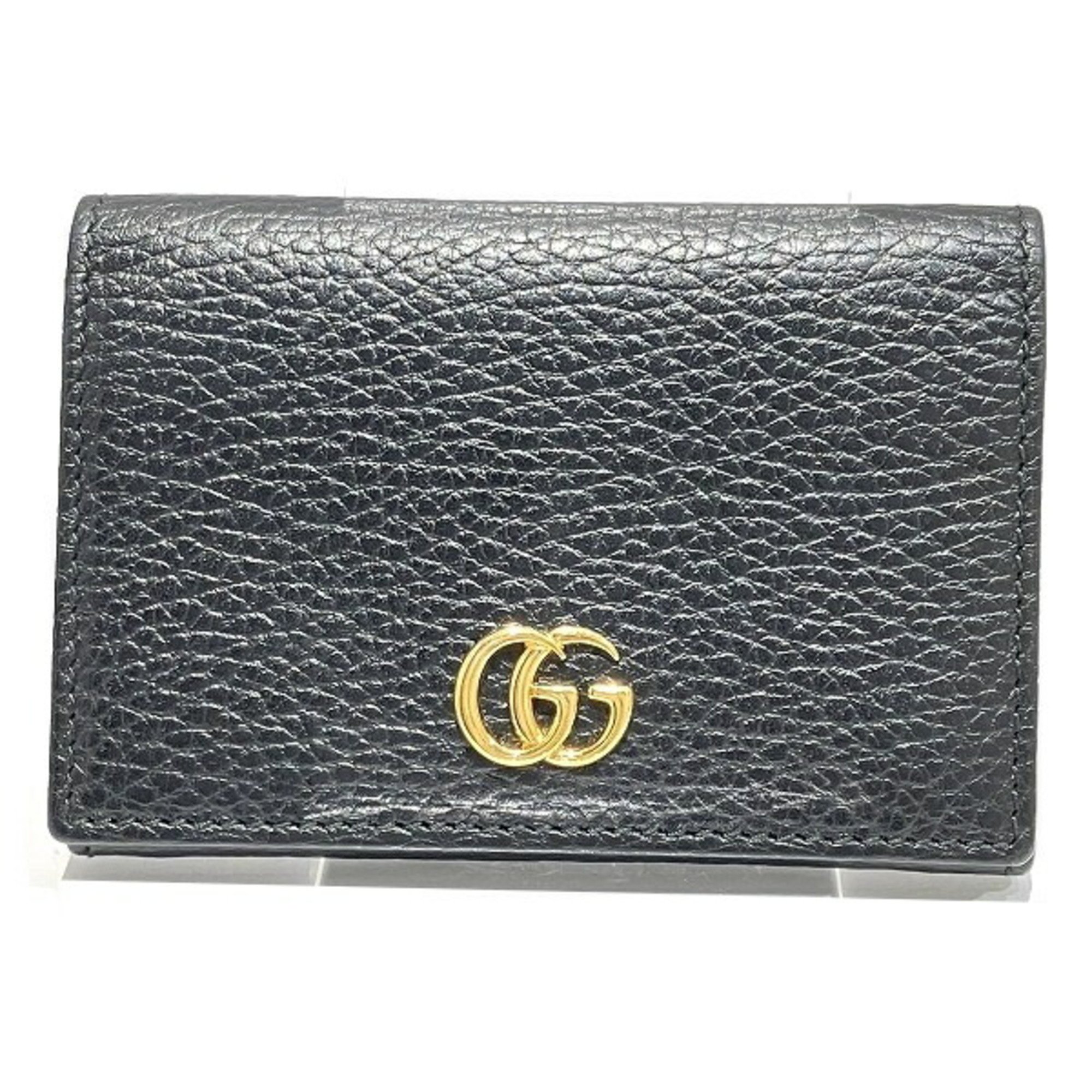 GUCCI Petit Marmont 474748 Brand Accessories Business Card Holder Women's Wallet