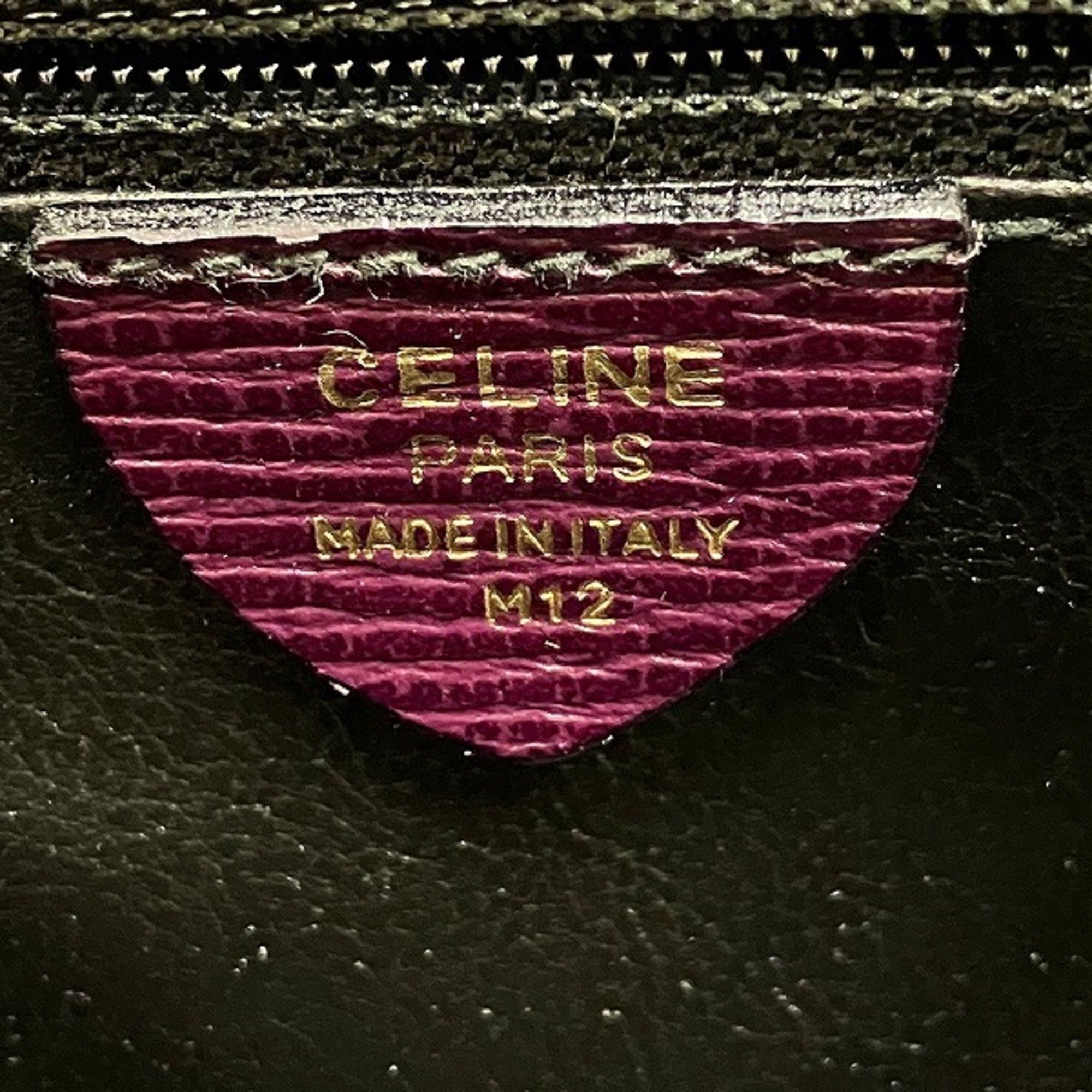 Celine CELINE M12 Vintage Circle Logo Bag Shoulder Ladies