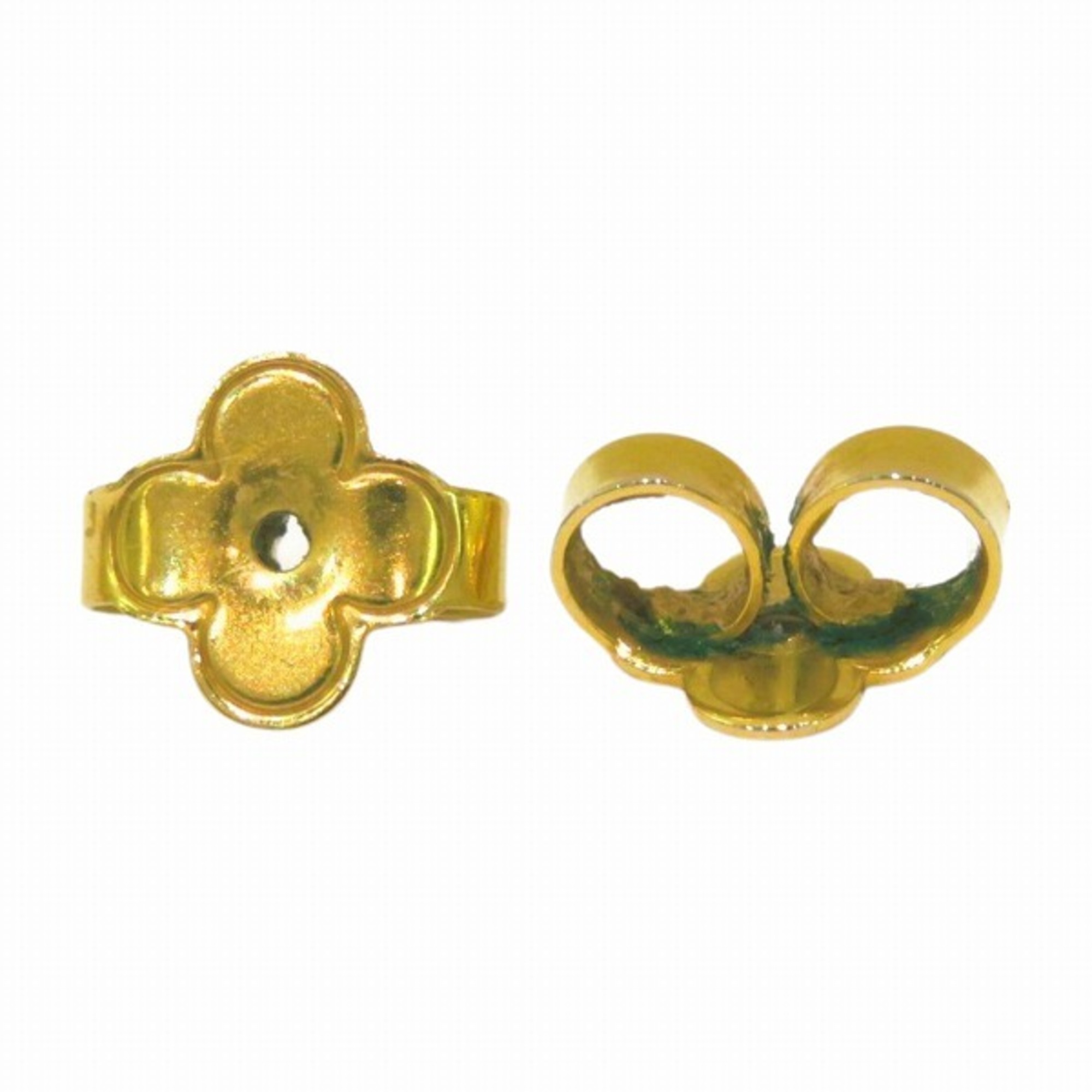 Louis Vuitton Essential V M68153 Gold Brand Accessories Earrings Women's