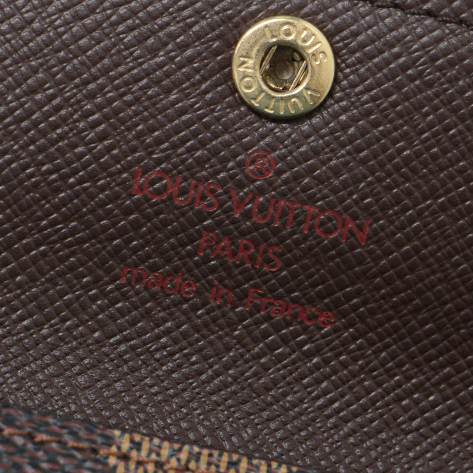 LOUIS VUITTON Louis Vuitton Coin Case Purse Brown Damier Ludlow N62925 Mini Compact