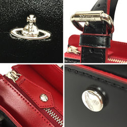 Vivienne Westwood Handbag 2WAY Shoulder Bag 42496121 Leather Orb Black Back Ladies aq9244