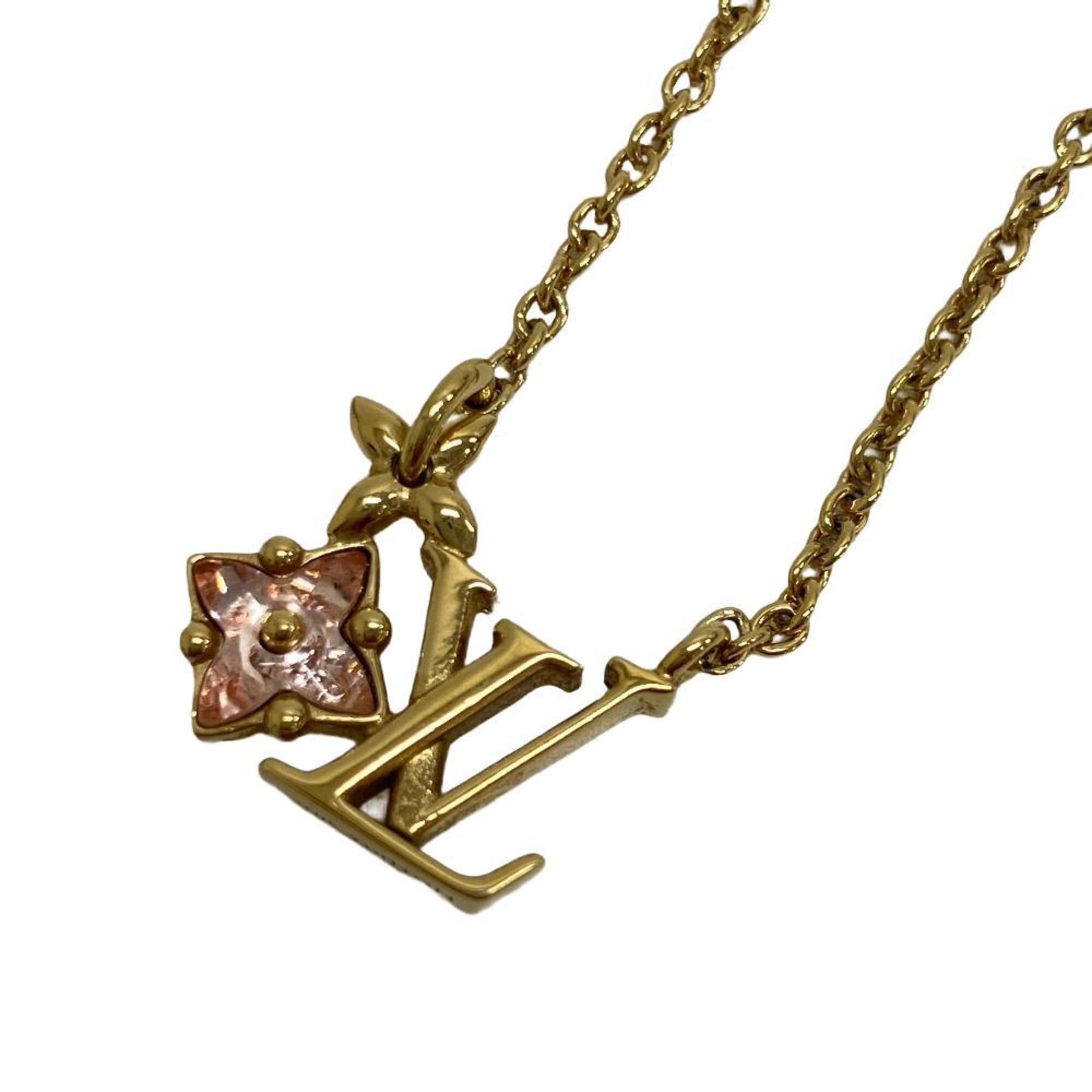 LOUIS VUITTON M00783 Lulu Glam Necklace Gold Women's | eLADY Globazone