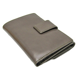 Tod's Women's Leather Wallet (bi-fold) Grayish