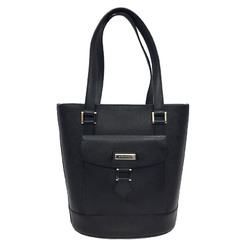Burberry BURBERRY tote bag leather black ladies aq6098