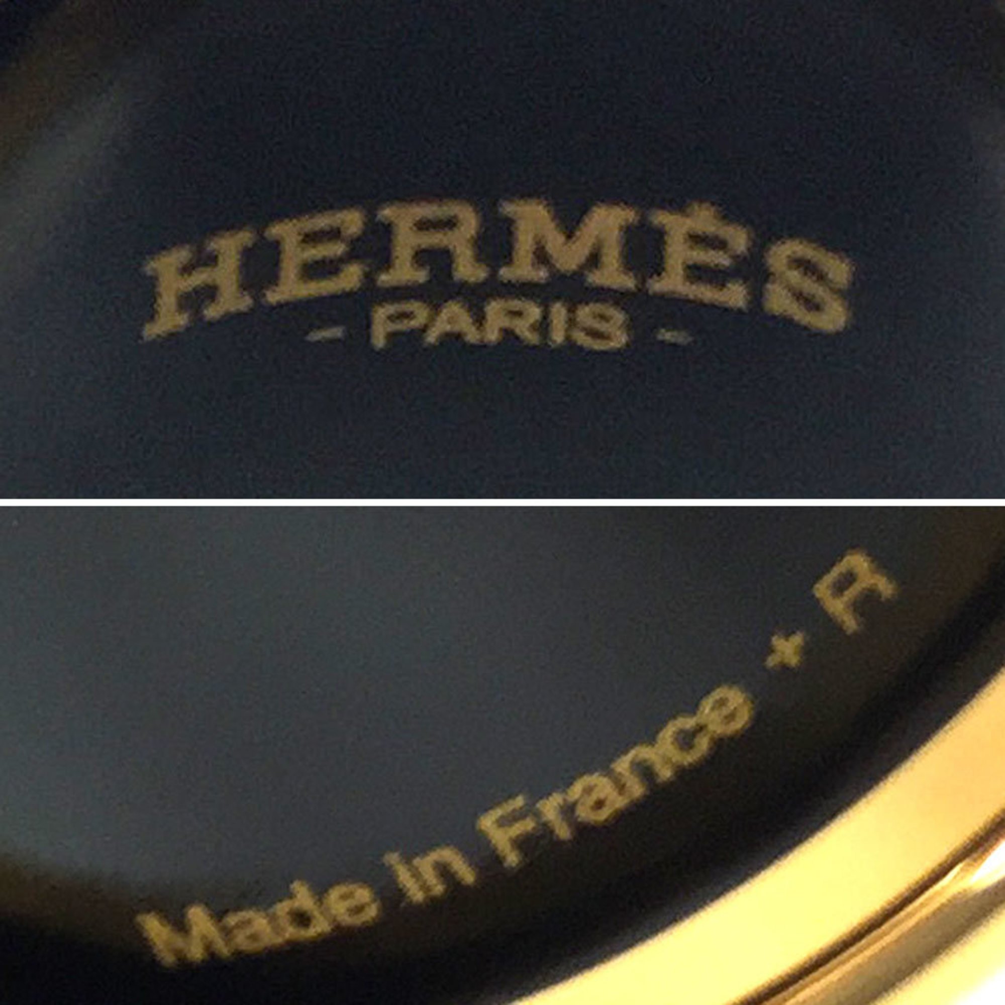 Hermes HERMES Enamel Scarf Ring Clasp Small AQ6787