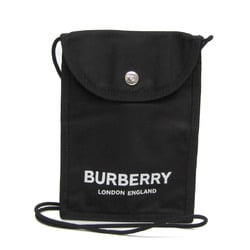 Burberry Shoulder Pochette Women's Nylon Shoulder Bag Black