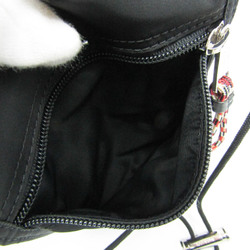Burberry Shoulder Pochette Women's Nylon Shoulder Bag Black