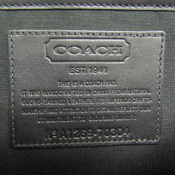 Coach Transatlantic 70304 Men's Leather Briefcase Black