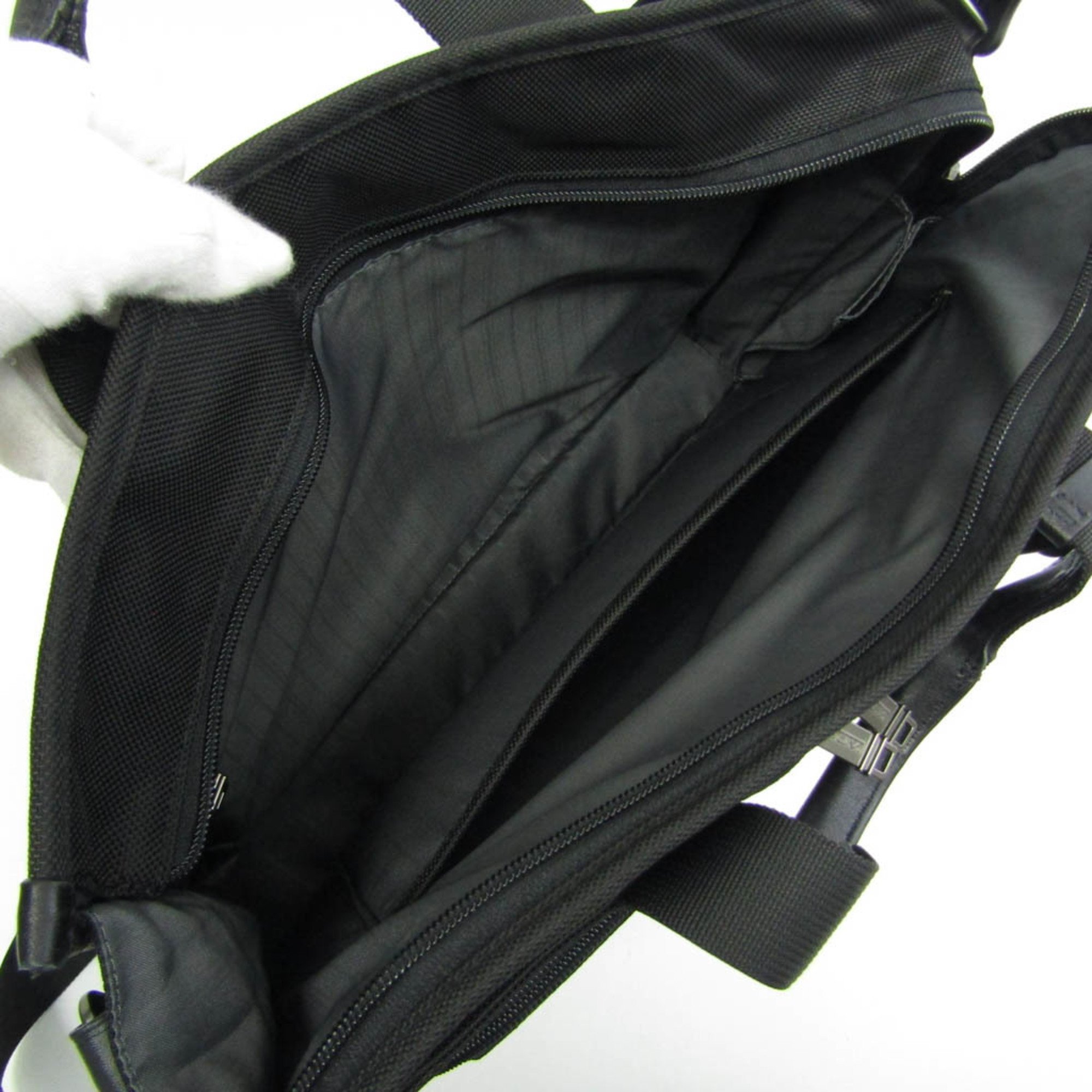 Tumi Slim Deluxe Portfolio 263110 D4 Men's Nylon Canvas Briefcase,Laptop Bag,Shoulder Bag Black