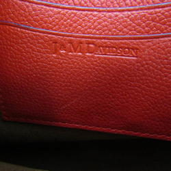 J&M Davidson THE BELT BAG 1813N Women's Leather Shoulder Bag Red Color