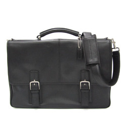 Coach Thompson 6455 Men's Leather Briefcase,Shoulder Bag Black