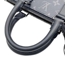 Louis Vuitton Shoulder Bag Monogram Eclipse Sac Pla Cross M46098 Black Tote