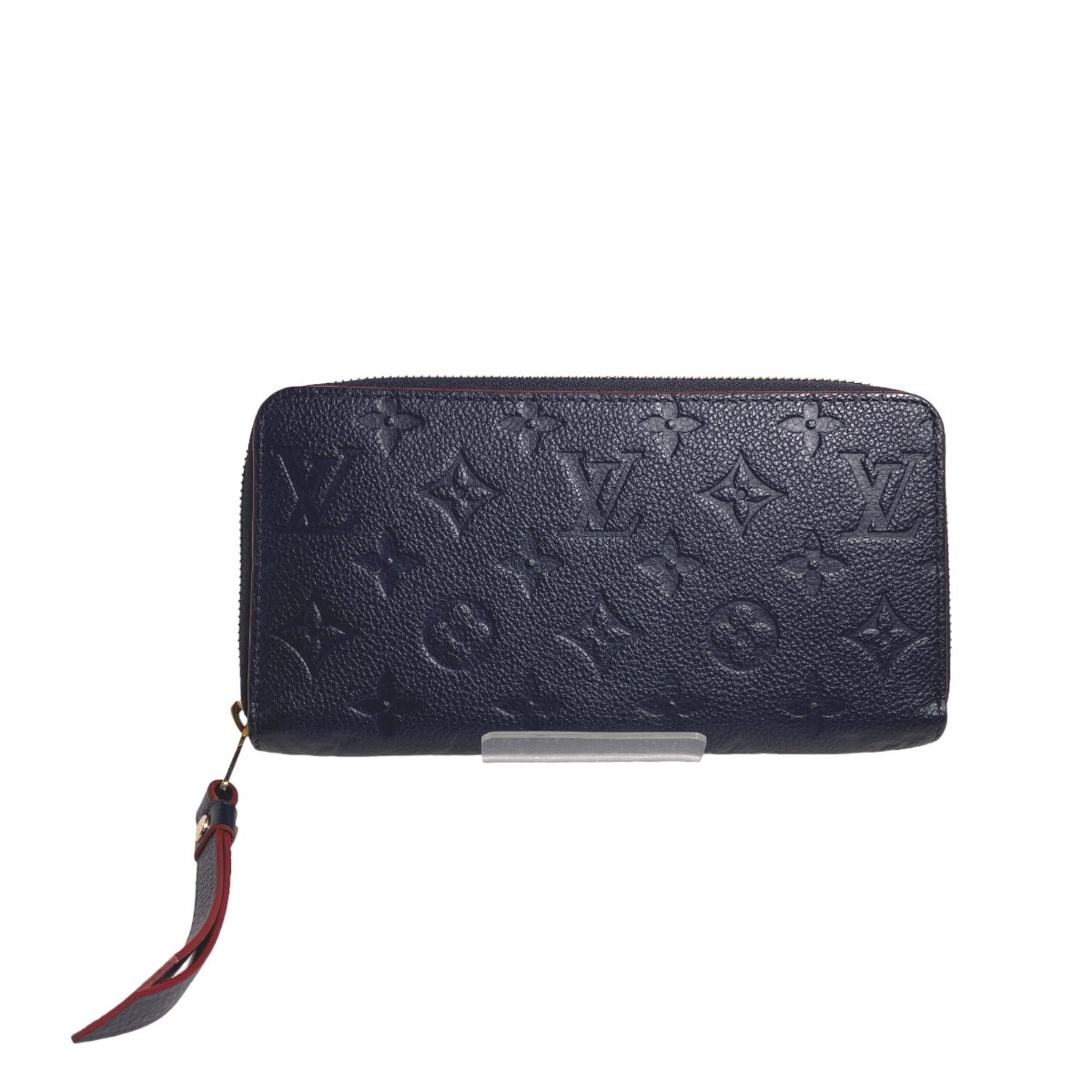 Louis Vuitton Zippy Wallet Empreinte Marine Rouge M62121 Long
