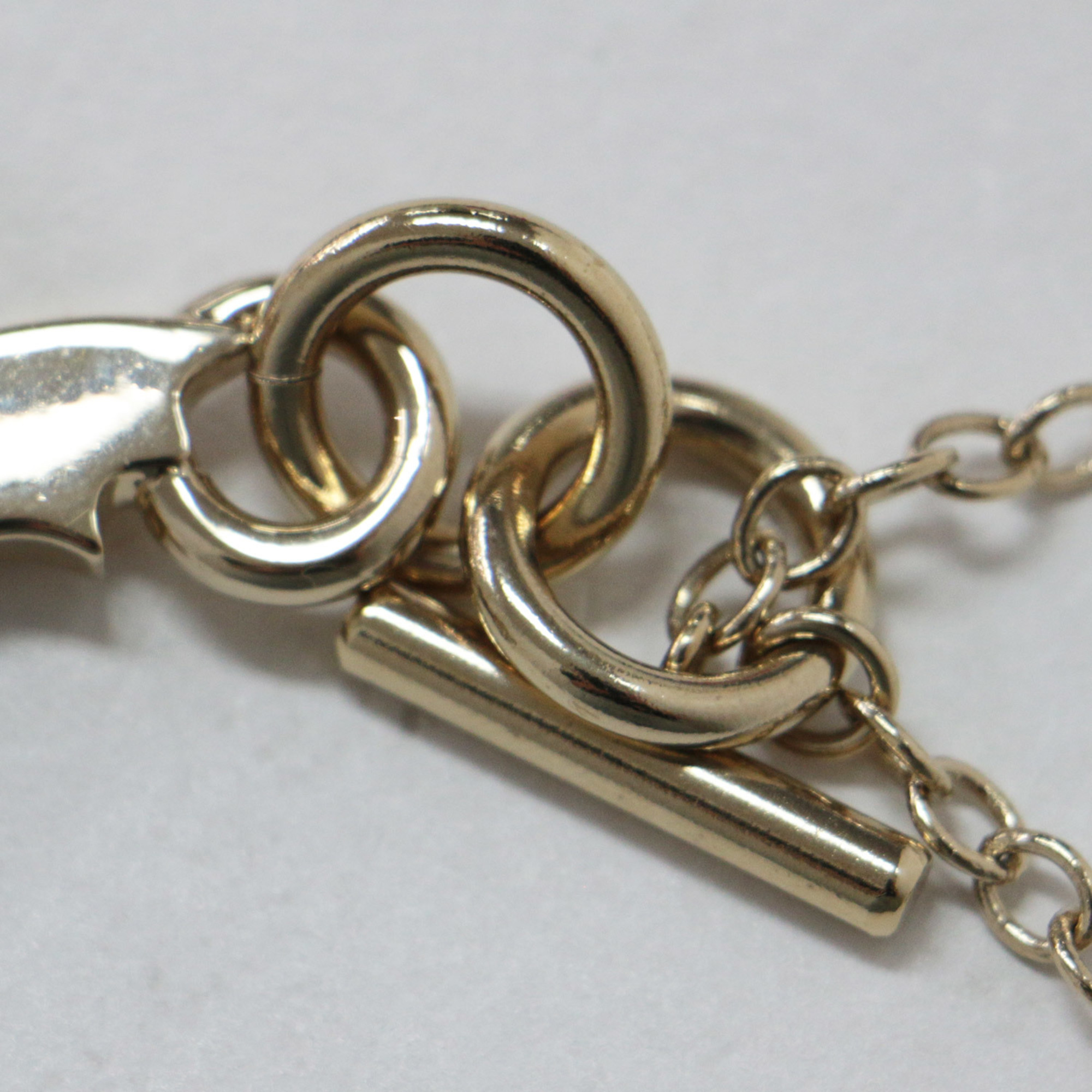 Salvatore Ferragamo Necklace Pendant Jewelry Accessory Gold Pink Orange White Chain Frog Flower Motif Rhinestone Metal