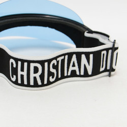 Christian Dior Sun Visor Blue Black Logo Tape Rubber Band CLUB1 Sports Casual