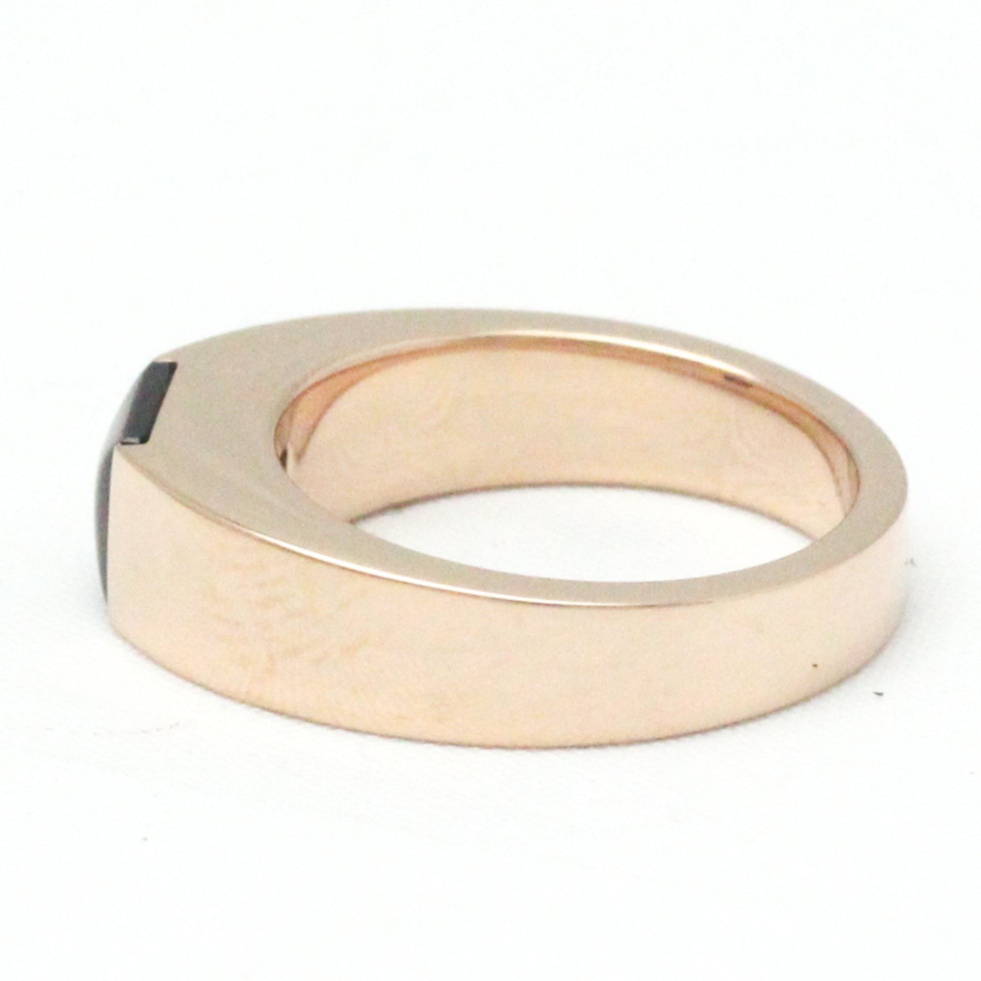 Cartier Tank Ring Pink Gold (18K) Fashion Garnet Band Ring Pink Gold