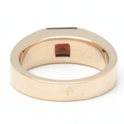 Cartier Tank Ring Pink Gold (18K) Fashion Garnet Band Ring Pink Gold