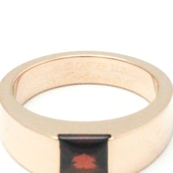 Cartier Tank Ring Pink Gold (18K) Fashion Garnet Band Ring Pink Gold