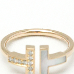 Tiffany T Wire Ring Pink Gold (18K) Fashion Diamond,Shell Band Ring Pink Gold