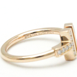 Tiffany T Wire Ring Pink Gold (18K) Fashion Diamond,Shell Band Ring Pink Gold